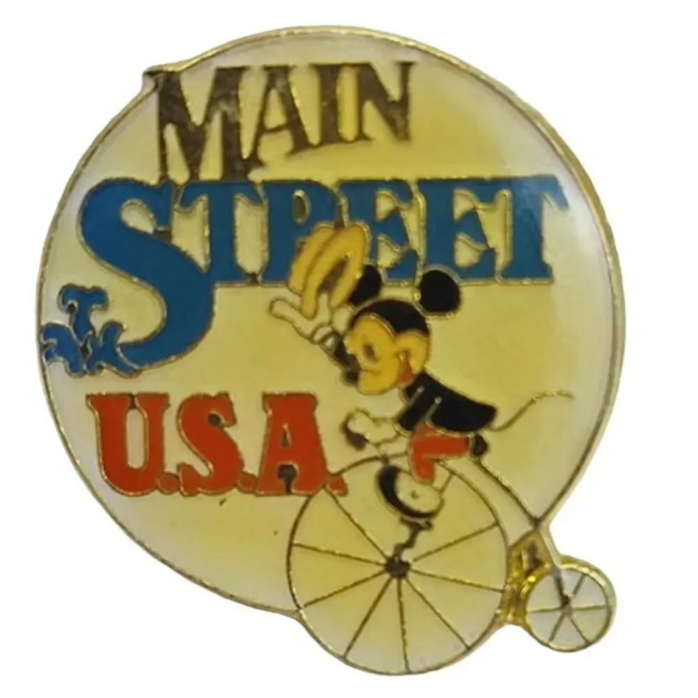 Disney Main Street Vintage Mickey Mouse Bike Pin